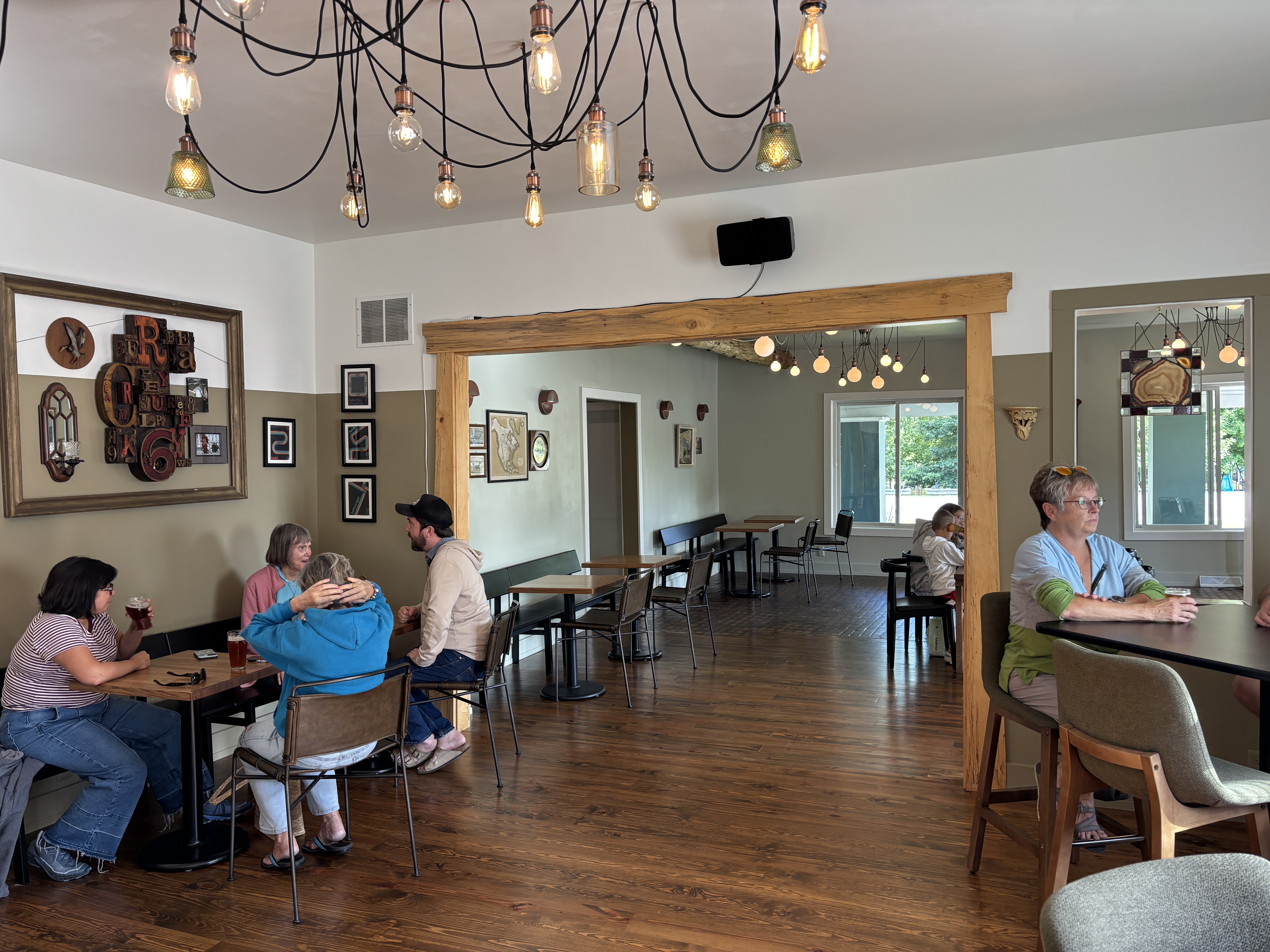 The seating area at Fulcra.