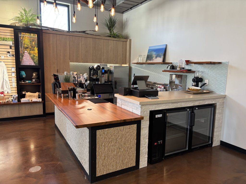 Fluid Coffee Shop in the Indiana Dunes Visitor Center